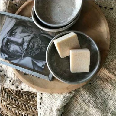Amberblokje vanille/ witte musk