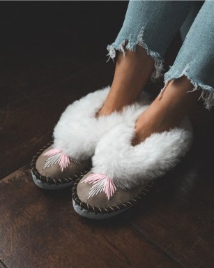Dames pantoffel sheepers diverse maten