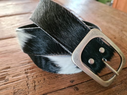 Koeienhuid riem 95 cm nr 10