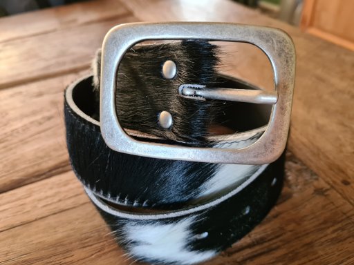 Koeienhuid riem 95 cm nr 14