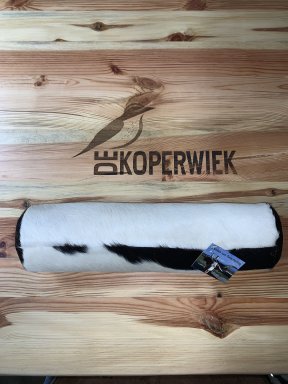 Kussen rol zwart/wit