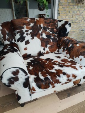 Loveseat koeienhuid op maat