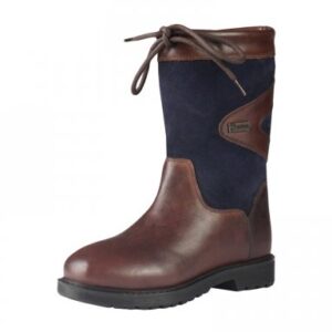 Outdoor laars junior bruin/blauw