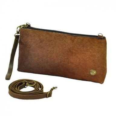 Schoudertas / clutch Samba bruin