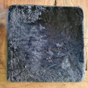 Stoelpad merinowol grijs