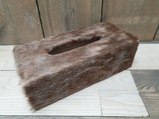 Tissuebox bruin