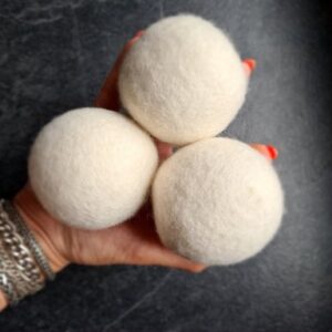 Viltballen voor in de droger