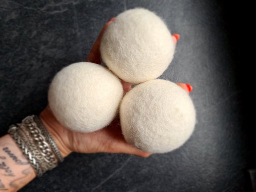 Viltballen voor in de droger