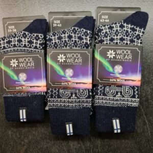 Woolwear scandinavia sokken navy 43/46