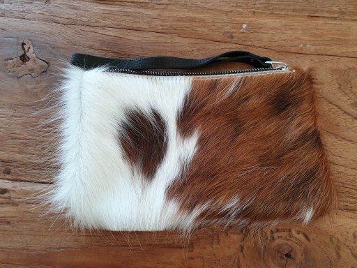 clutch / etui roodbont