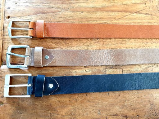 leren riem zwart